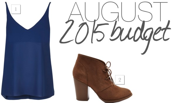 August 2015 Budget August 2015 Budget