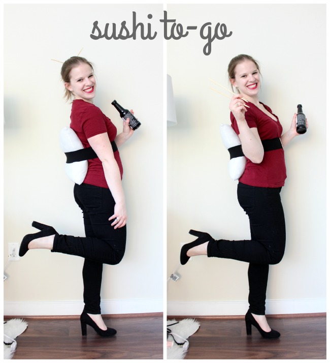 SSG: The Lazy Girl's Guide to Halloween | Something Good The Lazy Girl's Guide to Halloween costumes, sushi costume, last minute costume