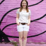 The White Denim Shorts