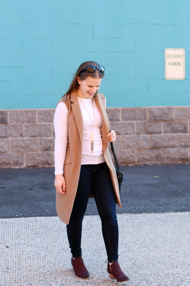 The Camel Blazer Vest | Something Good, aeo jeggings