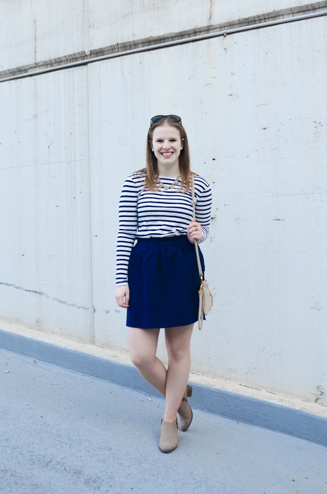 The Bow Back Top | Something Good, madewell skirt