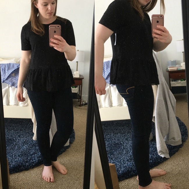 Shopping Reviews, Vol. 38 | Something Good, Old Navy Relaxed Peplum-Hem Top