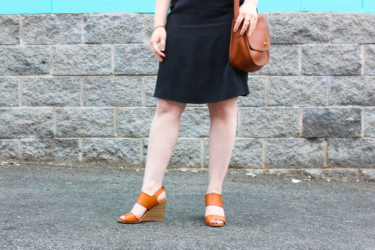 wedges for dresses The Silk V-Neck Dress | Something Good, @danaerinw