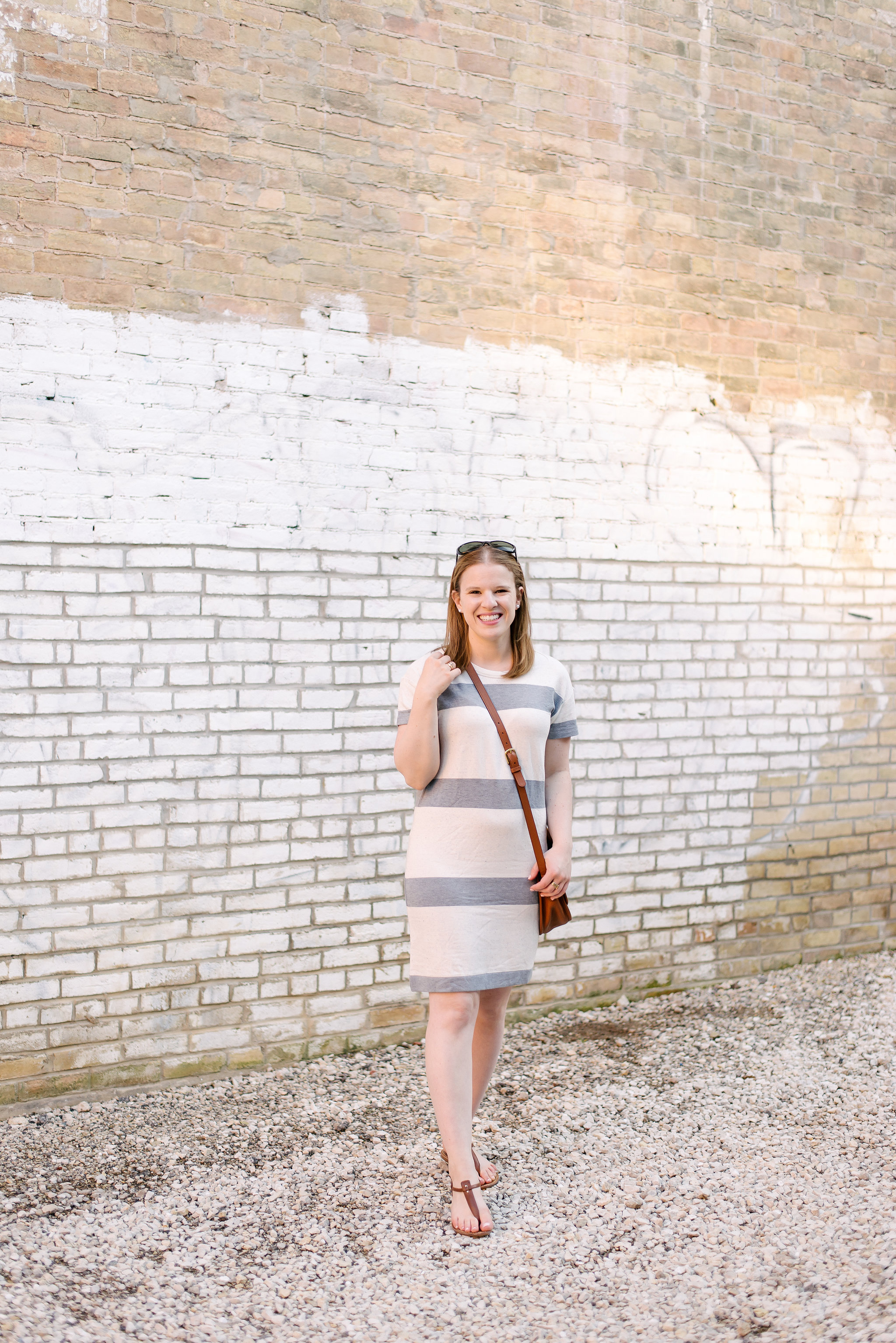The Striped Tee Dress | Something Good, @danaerinw , 