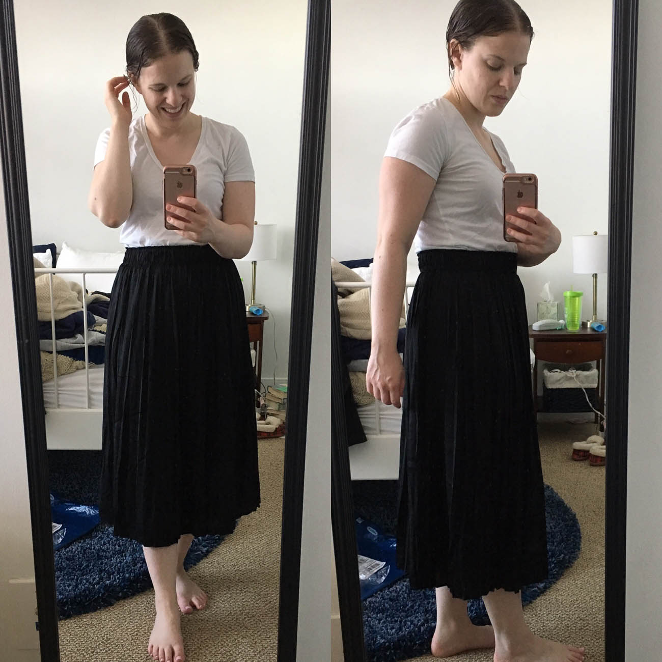 Shopping Reviews, Vol. 46 Gap Fall Arrivals | Something Good, Gap Black Pleated midi skirt, @danaerinw