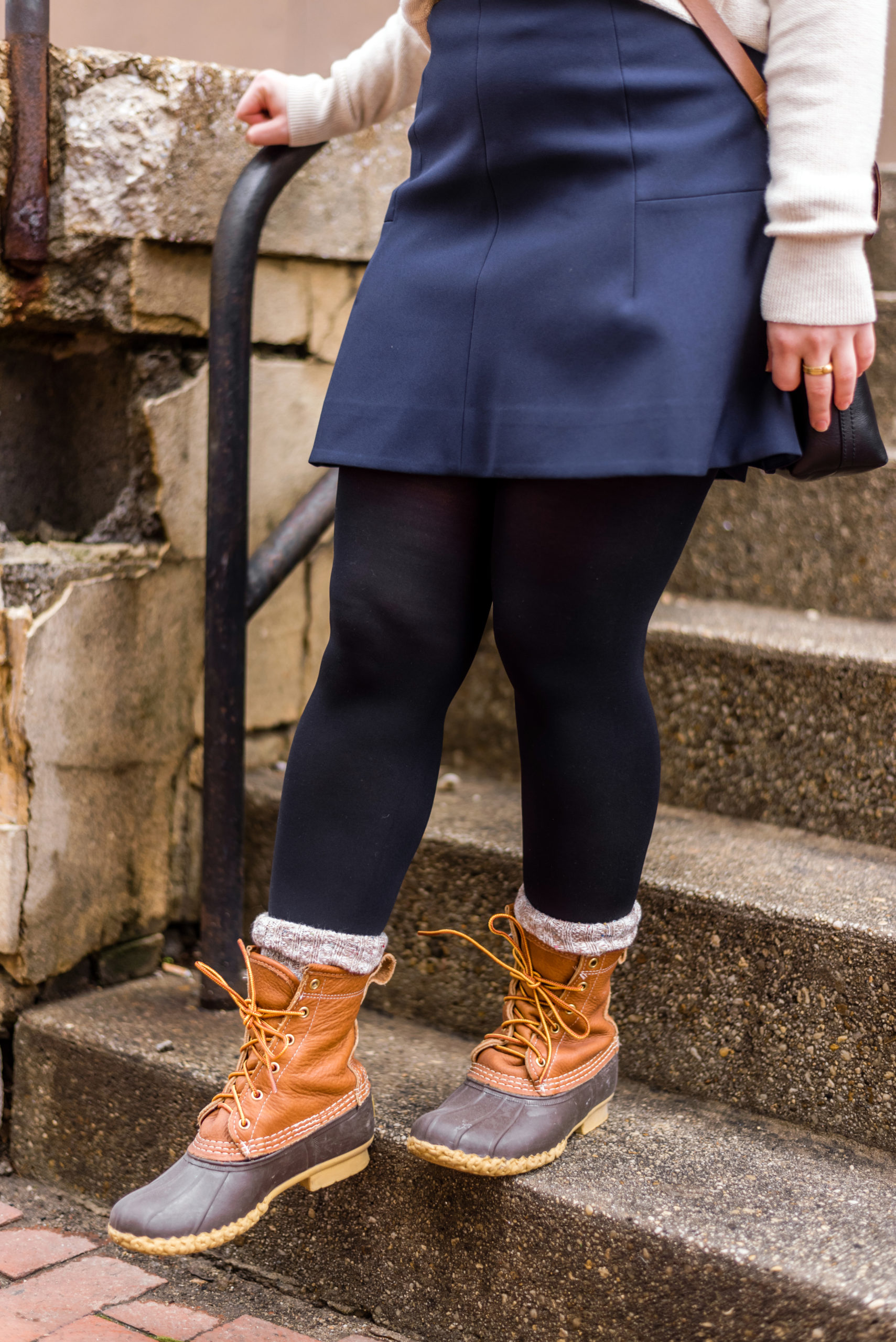 L.L. Bean Boots review dc woman blogger wearing L.L. Bean Boots