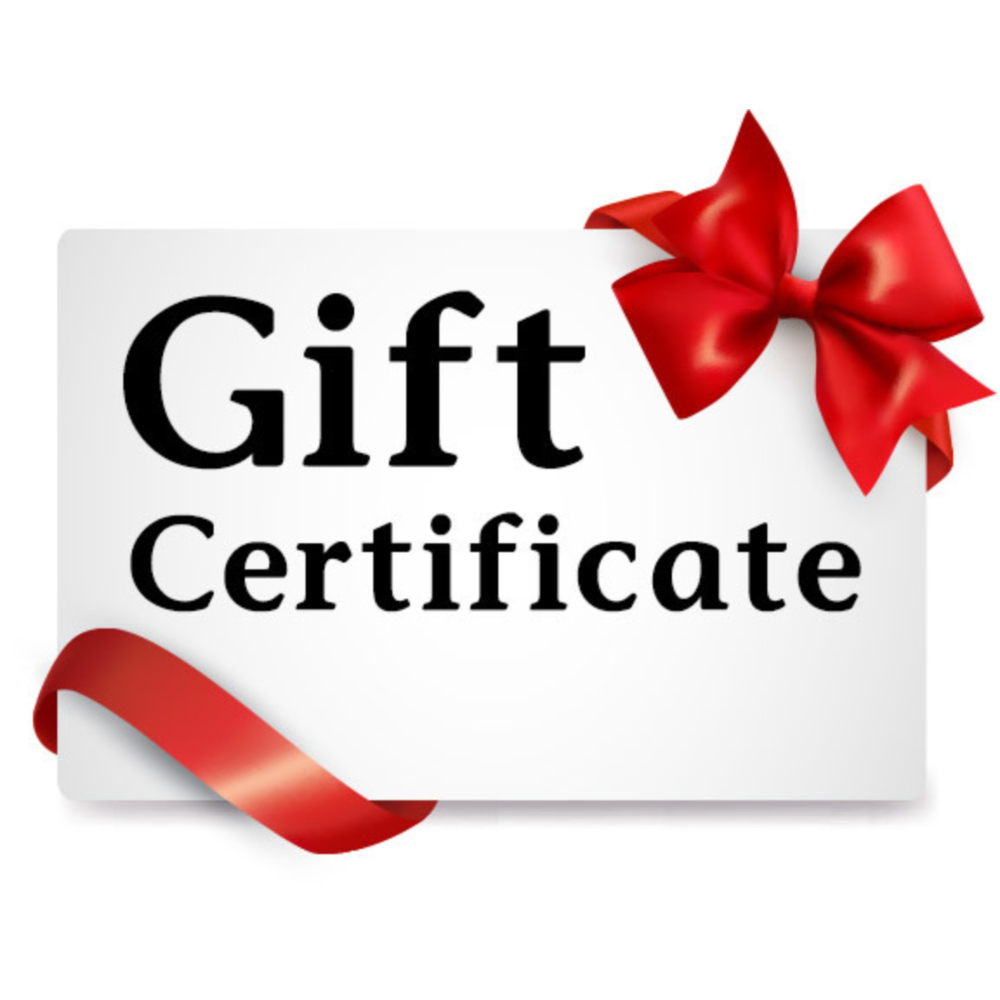 Gift Certificate Gift Certificate | Last Minute Gift Guide