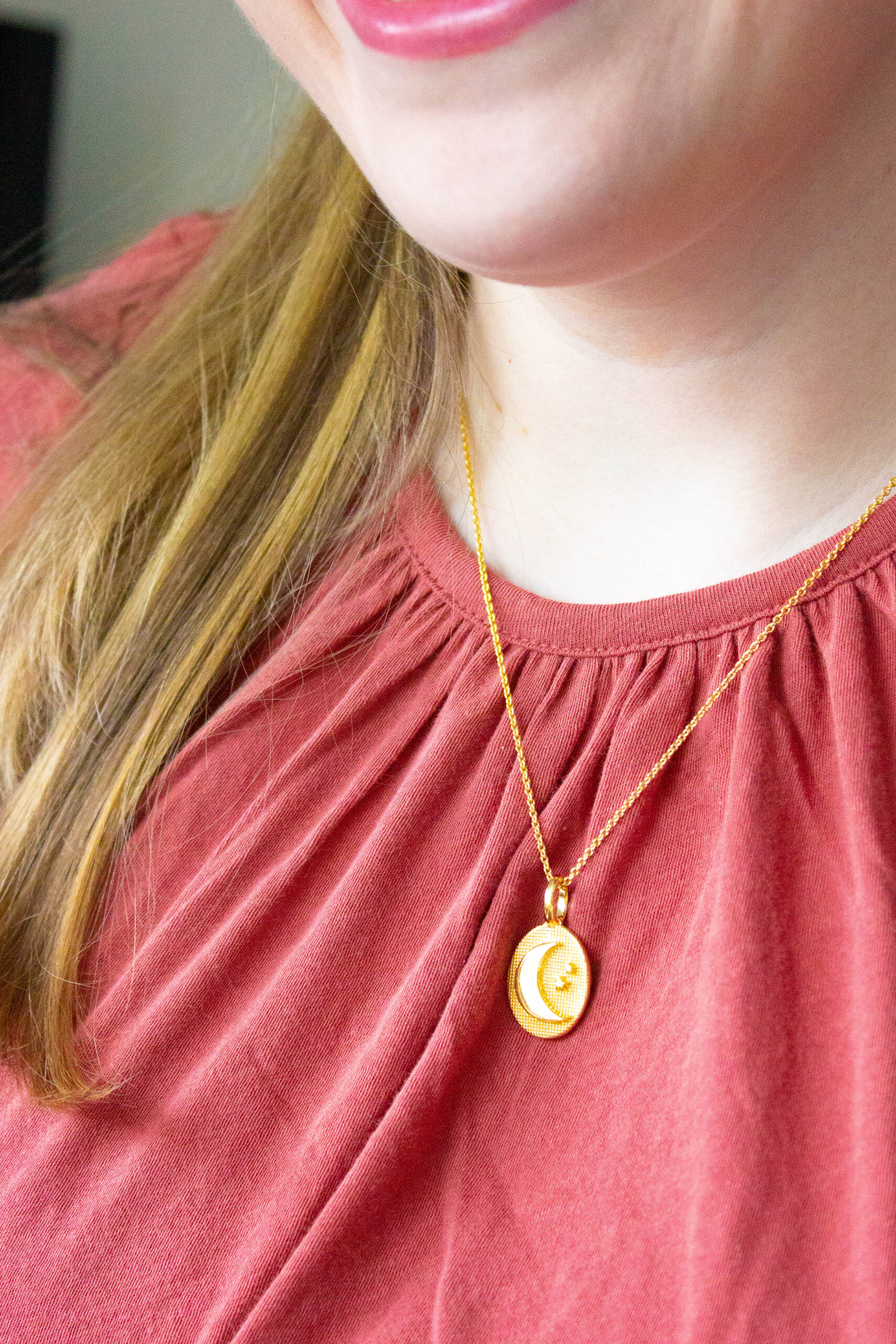 moon necklace crescent moon necklace