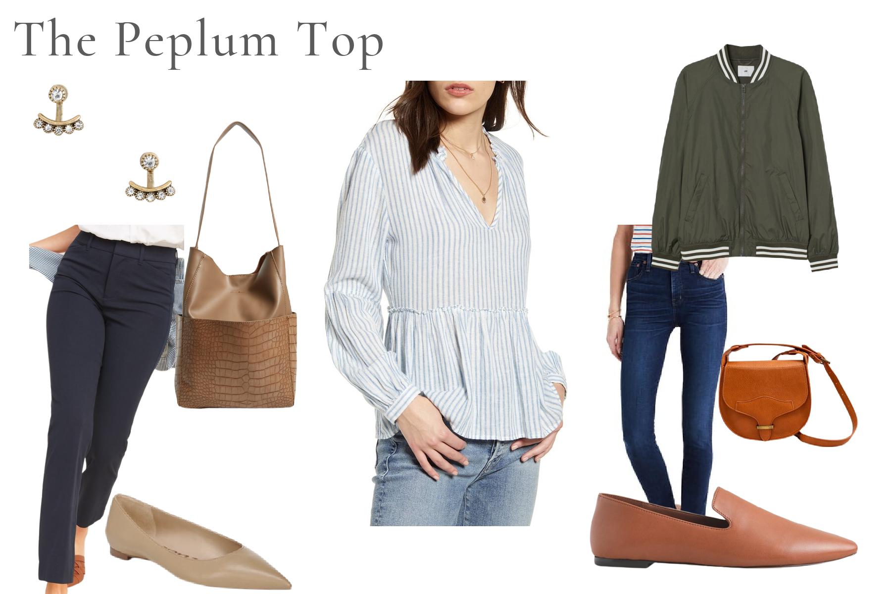 Peplum Top Outfit Ideas Peplum Top Outfit Ideas